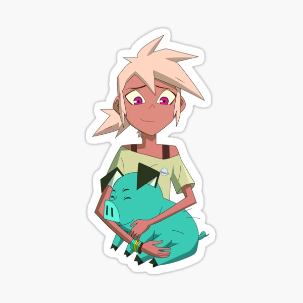 Vista previa del artículo con la obra «Kipo y Mandu», diseñado y vendido por Cute Cartoons and Things .