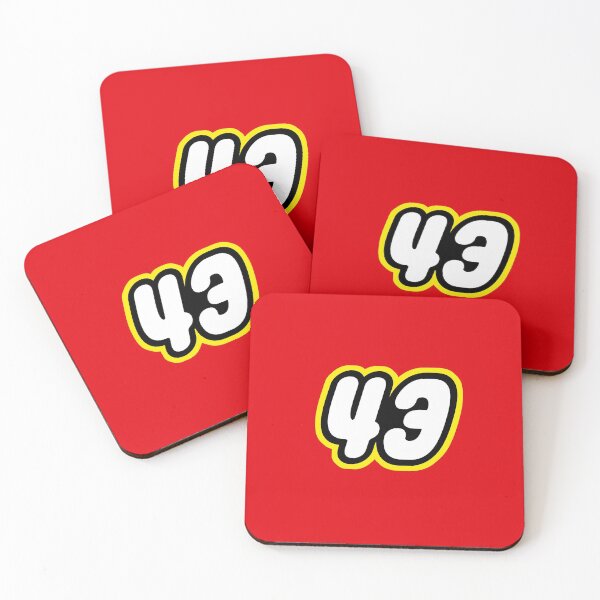 Item preview, Number 43 - retro kids bricks for birthday designed and sold by Urosek.