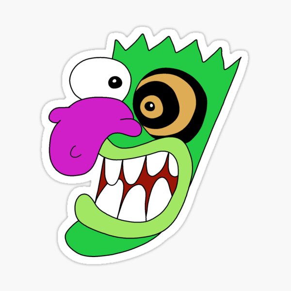 Booga Stickers Redbubble - courage the cowardly dog transparent roblox