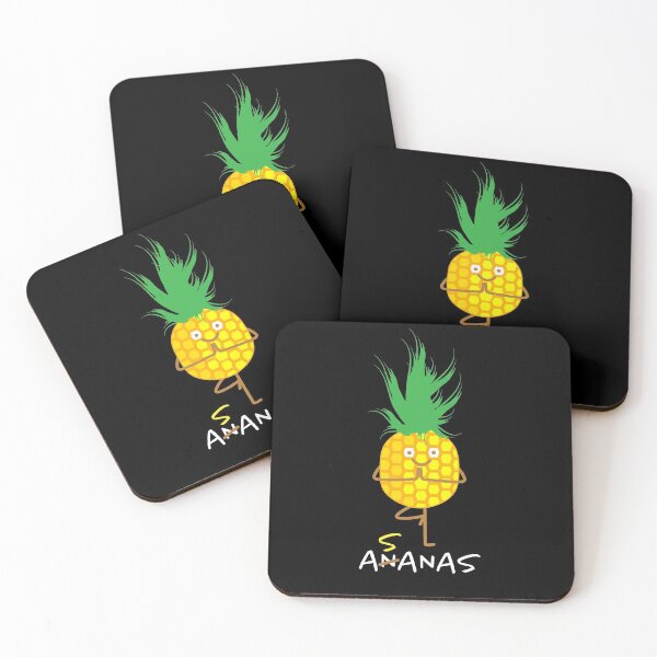 Item preview, Divertido piña practica asanas designed and sold by spontania.