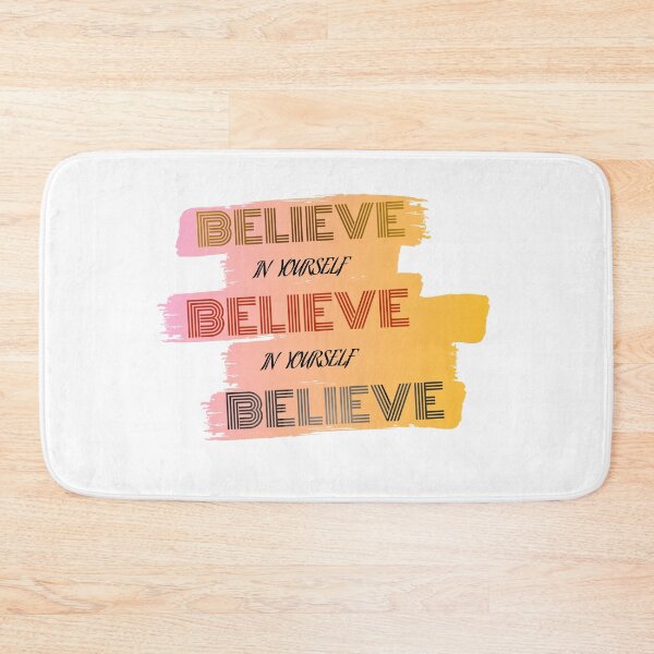 Item preview, Believe in yourself typography/art. designed and sold by RonaldKitama.