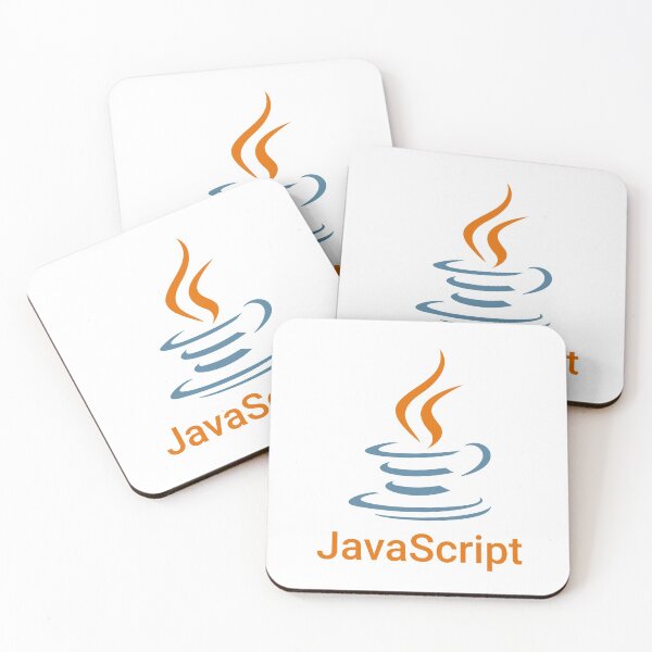 Java JavaScript Logo Coasters (Set of 4)
