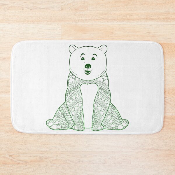 Item preview, Mandala Bear yoga top designed and sold by PetrKad.