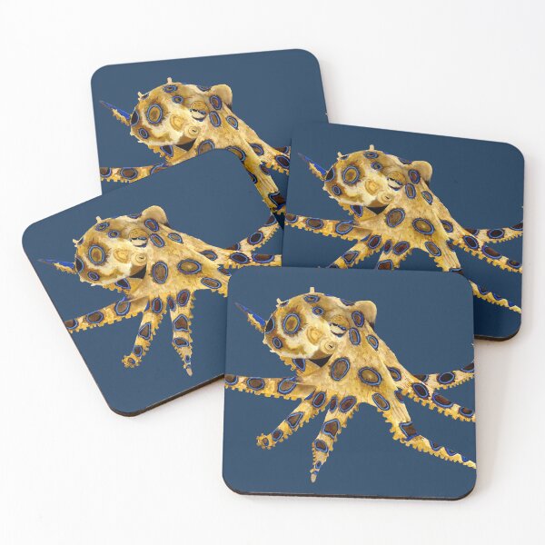 Item preview, GREATER BLUE RINGED OCTOPUS-Hapalochlaena lunulata designed and sold by BEATRIZ ABAITUA.