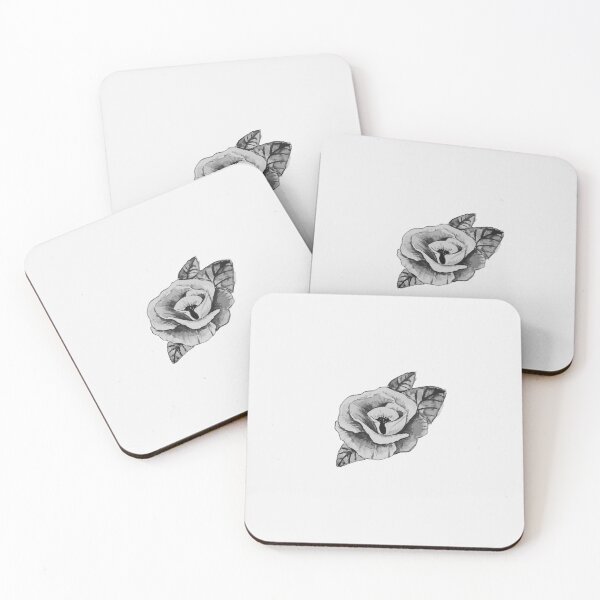 Item preview, Single flower - black & white designed and sold by Enami.
