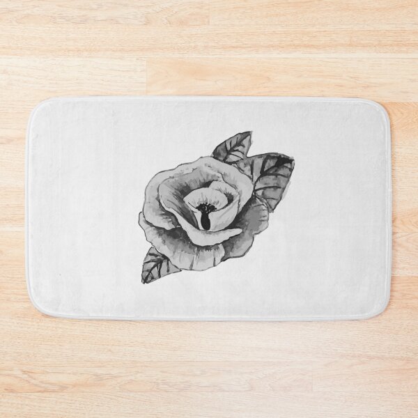 Item preview, Single flower - black & white designed and sold by Enami.