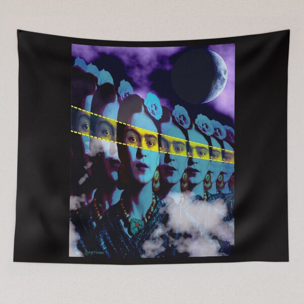 Item preview, Blue Frida Under a Blue Moon designed and sold by Jorge Santiago Jiménez.