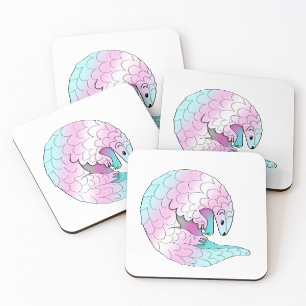 Item preview, Pangolin Trans Pride designed and sold by Kat4004.