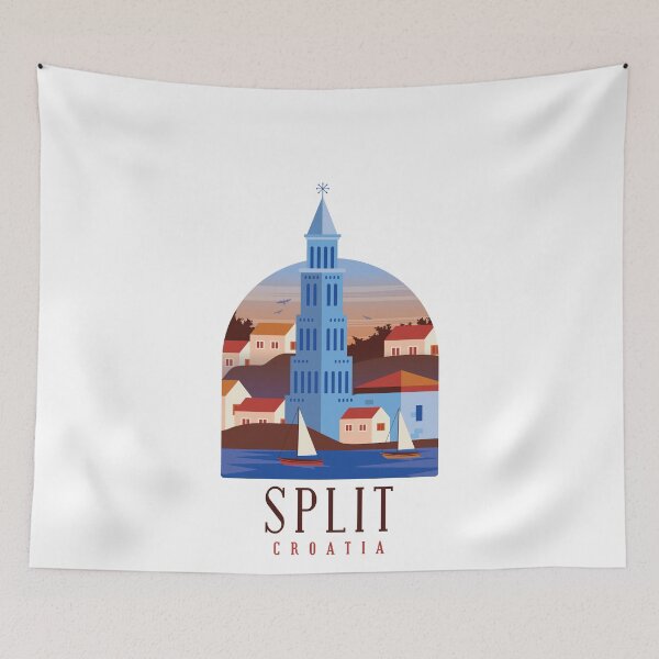 Item preview, SPLIT CROATIA Skyline Shirt Design Gift present birthday christmas designed and sold by Timcito.