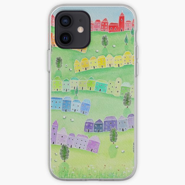 "Rainbow Hill" iPhone Soft Case