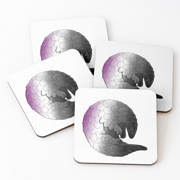 Item preview, Pangolin Asexual Pride designed and sold by Kat4004.