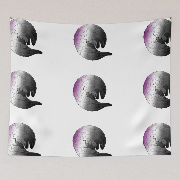 Item preview, Pangolin Asexual Pride designed and sold by Kat4004.
