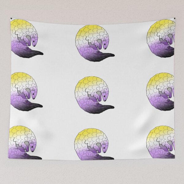 Item preview, Pangolin Non-Binary Pride designed and sold by Kat4004.