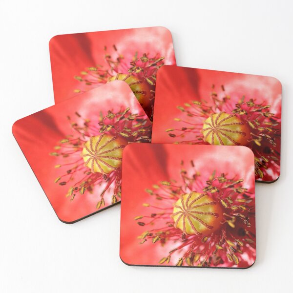 Item preview, Macro of red Poppy flower designed and sold by Grégory DUBUS.