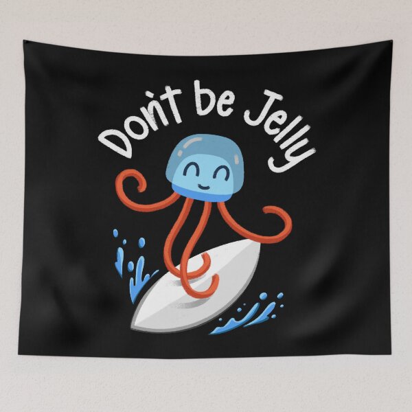Item preview, Minimalist Surfing Jellyfish Cute Funny Gift For Surfers designed and sold by Teeleo.