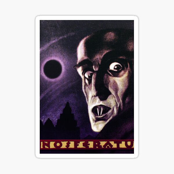 Item preview, Vintage Nosferatu movie poster art designed and sold by Vintage Designs +.