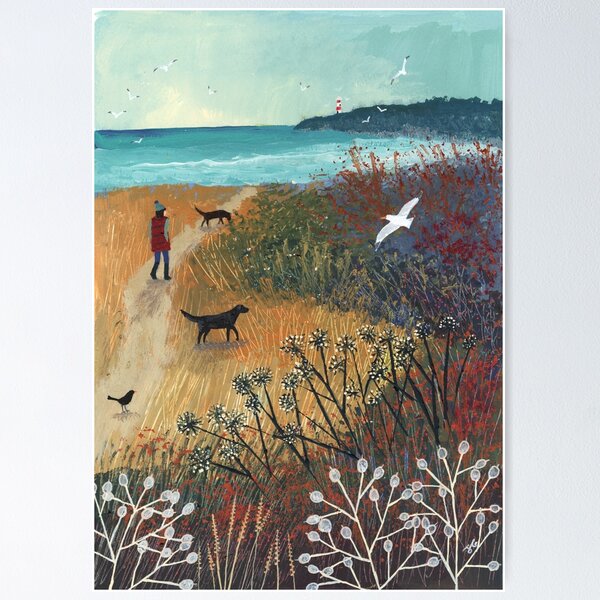 Item preview, Walk to the Sea designed and sold by Jo Grundy.
