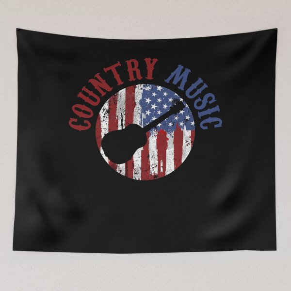 Item preview, Country Music USA Flag designed and sold by 4tomic.