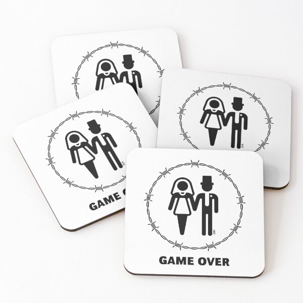 Item preview, Game Over / Barbwire (Stag Party / Hen Night / Black) designed and sold by Roderix.