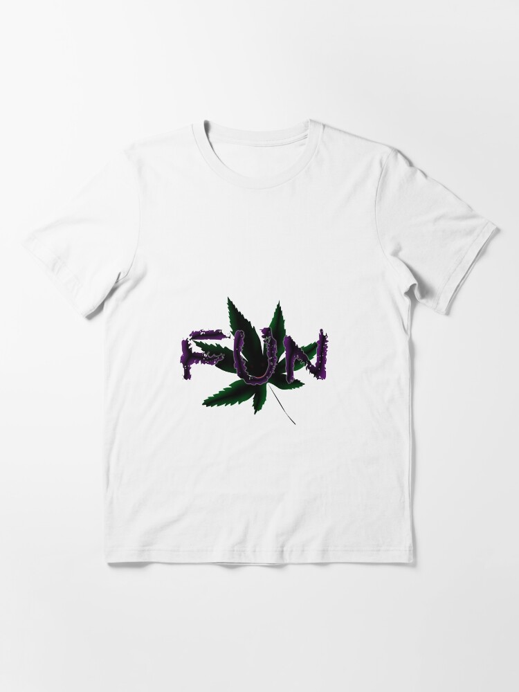 Alternate view of Fun Leaf - white Essential T-Shirt