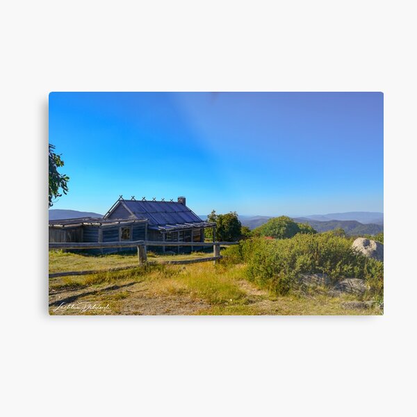 Craig's Hut Side Metal Print