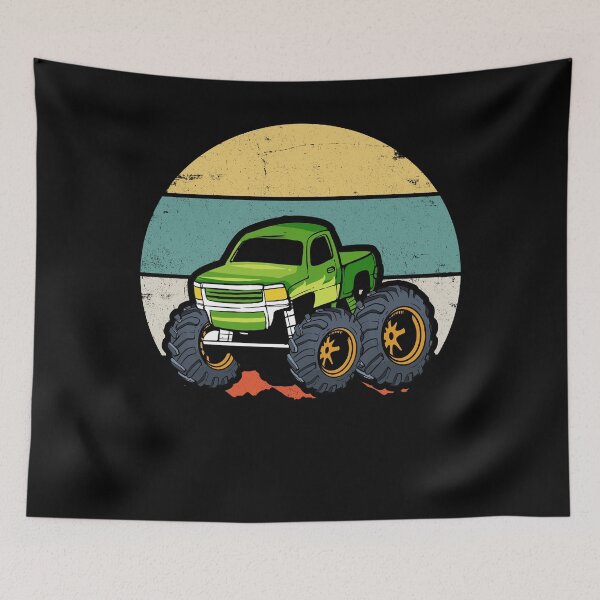 Item preview, Monster Truck Retro designed and sold by 4tomic.