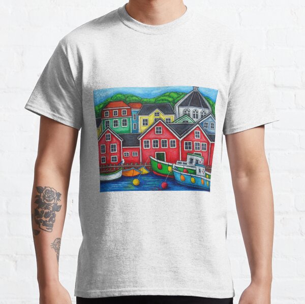 Colours of Lunenburg, Nova Scotia Classic T-Shirt