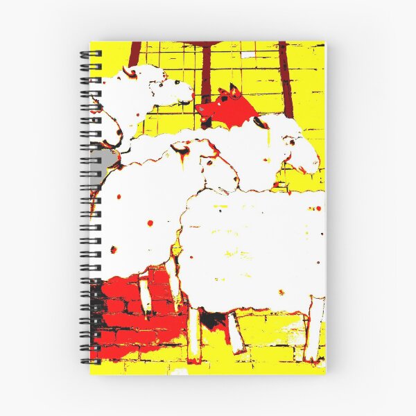Item preview, Rounding up the Sheep - YELLOW designed and sold by Lexa Harpell.