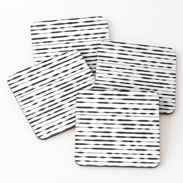 Item preview, Black stripes on white background designed and sold by designer437.