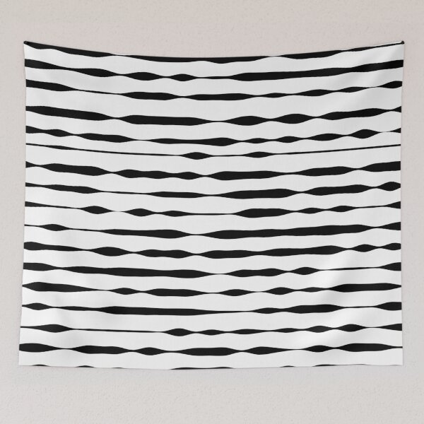 Item preview, Black stripes on white background designed and sold by designer437.