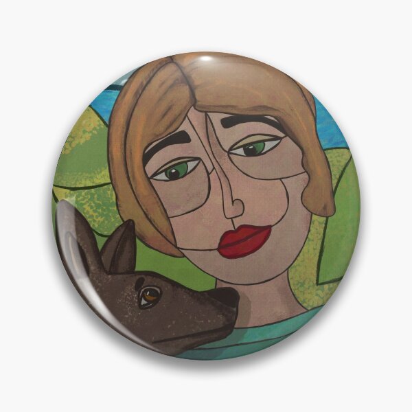 Item preview, A woman and her dog designed and sold by k9printart.