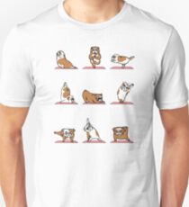 English Bulldog Yoga Unisex T-Shirt