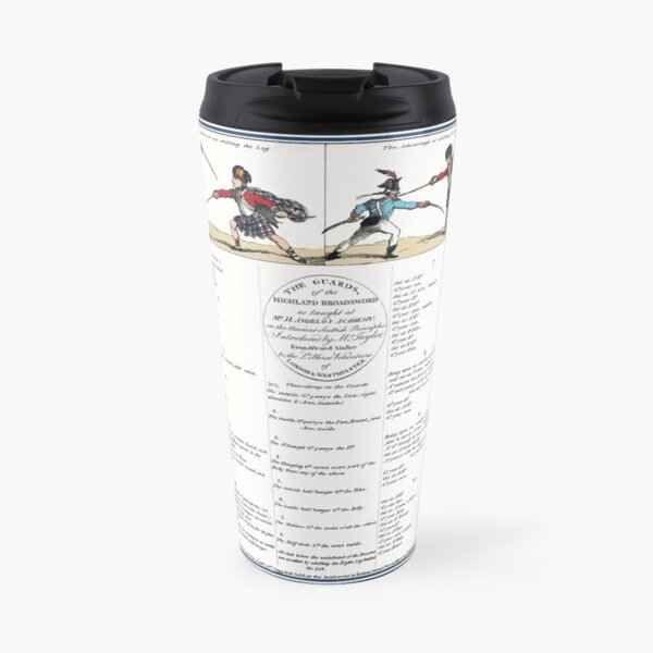 Angelo's The Guard's of the Highland Broad Sword' Travel Mug