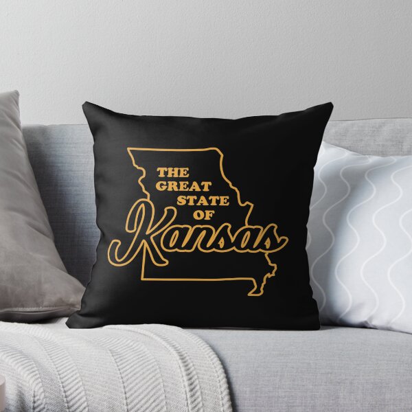 The Great State Of Kansas Throw Pillow