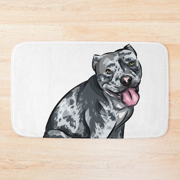 Item preview, American Bully | Merle | Cropped | Cute Cartoon Dog Art designed and sold by shirinsart.