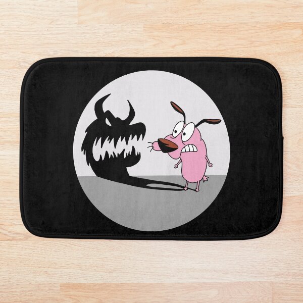 Courage the Cowardly Dog Shadow Bath Mat
