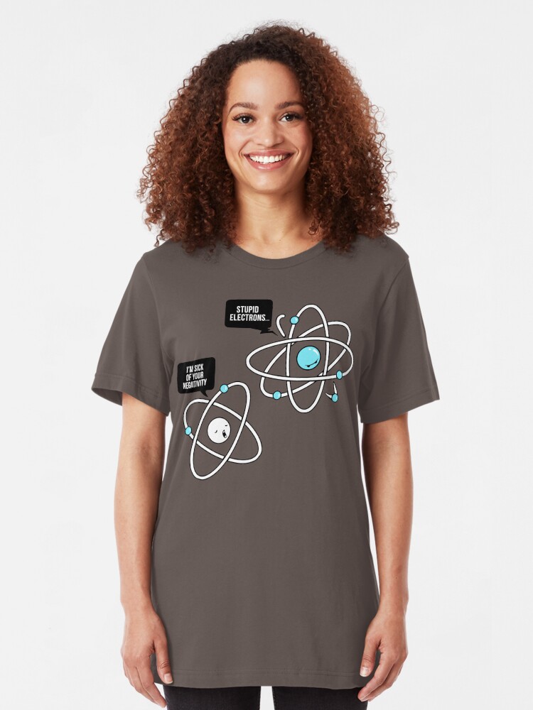 Alternate view of Negative Atom Slim Fit T-Shirt