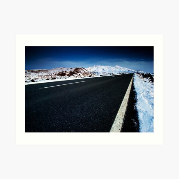 Road to Ruapehu Art Print