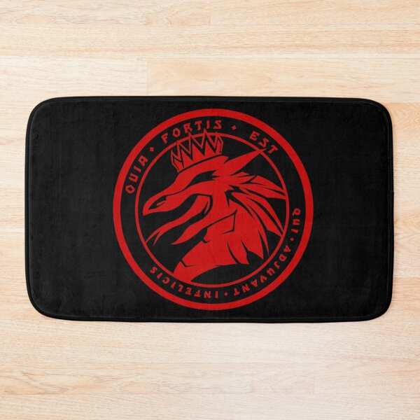 Item preview, DRAGON emblem: quia fortis est designed and sold by Wackart.