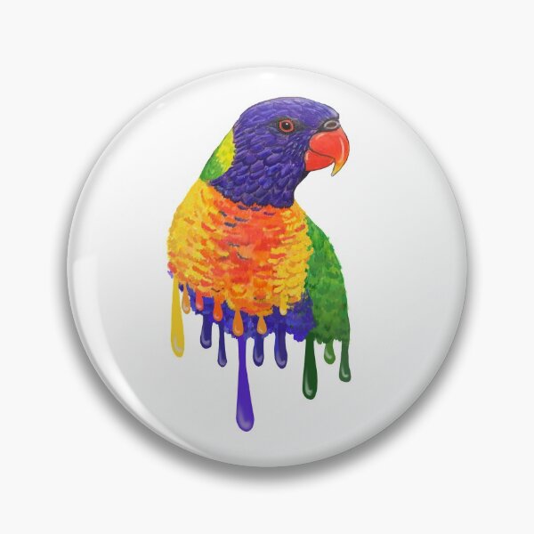 Item preview, Rainbow lorikeet designed and sold by Cheryl Cadzow.