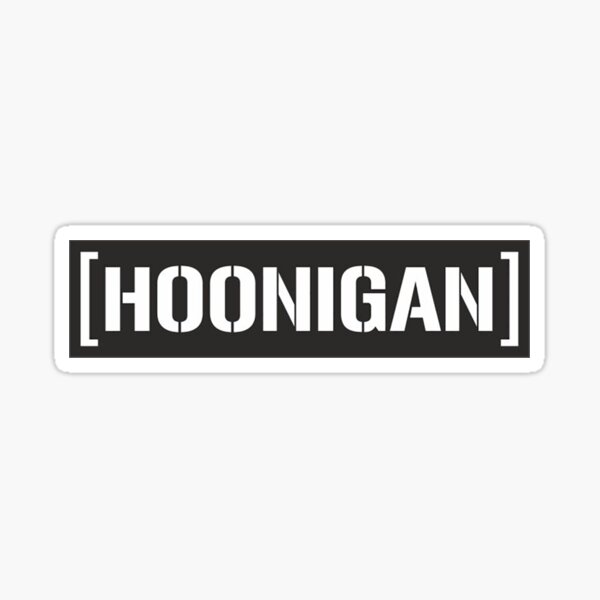 Hoonigan Sticker Decal Vinyl Car JDM Window Drift Funny Low Turbo Sticker