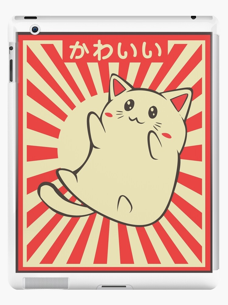Anime Cat Meme | iPad Case & Skin