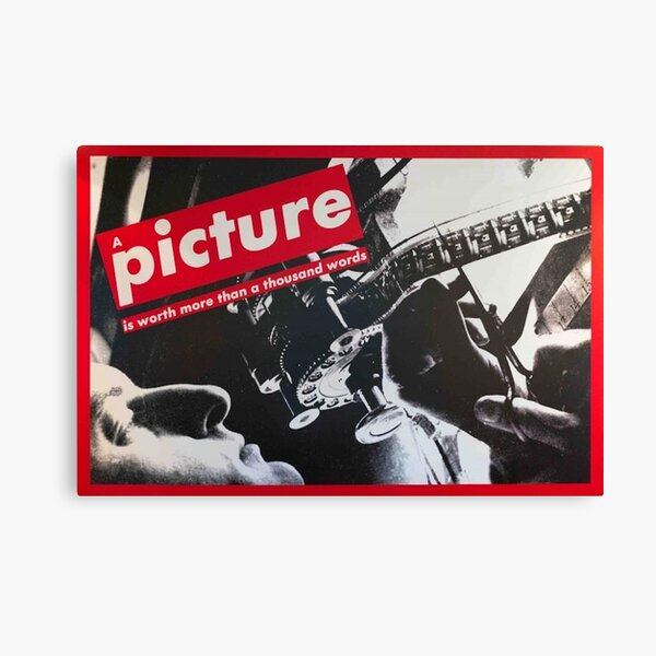 Item preview, A Picture is worth more than a thousand words Postmodern art print designed and sold by MindChirp.