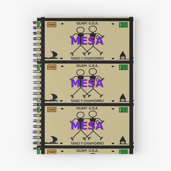 Item preview, Guam Vanity Plate "MESA" designed and sold by joeymesa70.
