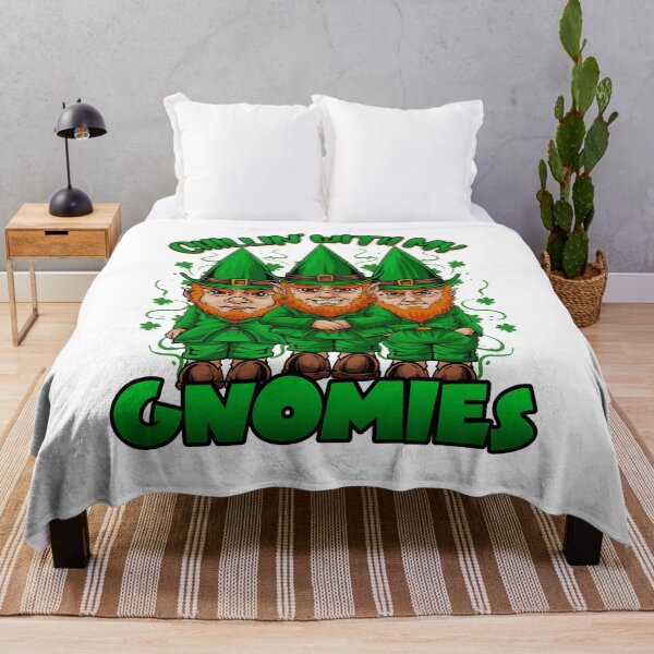 Item preview, Chilling With My Gnomies - St. Patrick Day Gnomes designed and sold by Meliafroggy.
