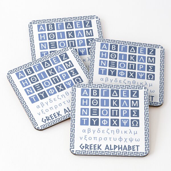 Item preview, Greek Alphabet designed and sold by MarkTees.