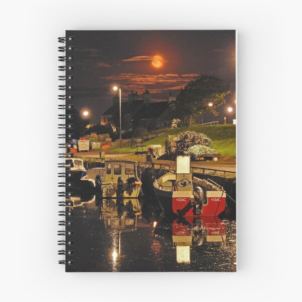 Item preview, Thunder Moon. Brora Harbour.  designed and sold by sandysshoots.