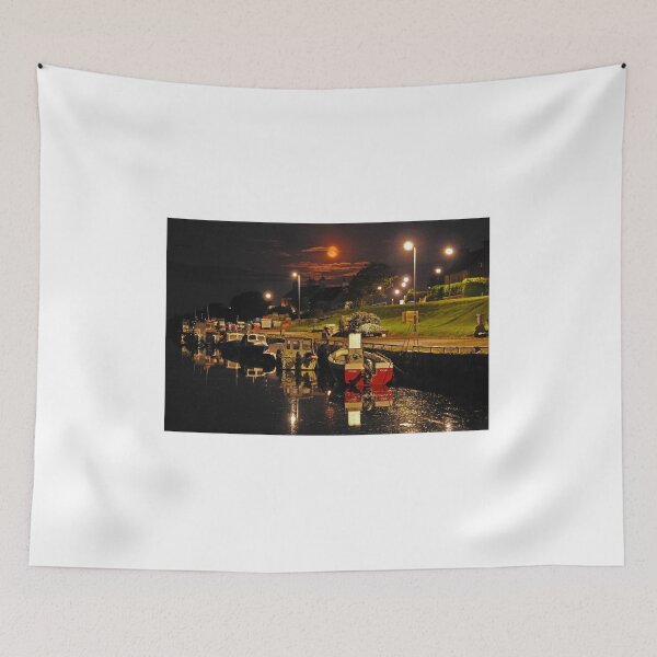 Item preview, Thunder Moon. Brora Harbour. designed and sold by sandysshoots.