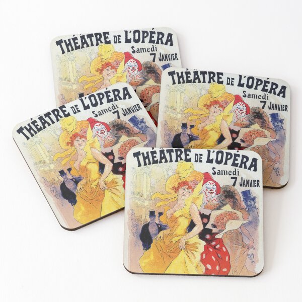 Item preview, Vintage masquerade carnaval ball Paris Opera Chéret designed and sold by aapshop.