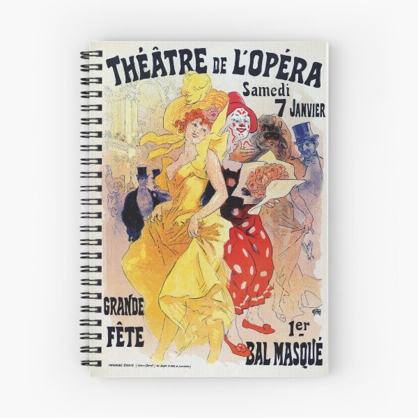 Item preview, Baile de disfraces vintage carnaval Paris Opera Chéret designed and sold by aapshop.